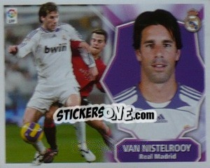 Cromo Van Nistelrooy - Liga Spagnola 2008-2009 - Colecciones ESTE