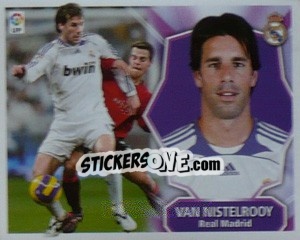 Sticker Van Nistelrooy - Liga Spagnola 2008-2009 n. 222 - Colecciones ESTE