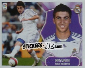 Sticker Higuain - Liga Spagnola 2008-2009 n. 224 - Colecciones ESTE