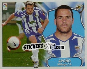 Cromo Apono - Liga Spagnola 2008-2009 - Colecciones ESTE