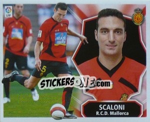 Cromo Scaloni - Liga Spagnola 2008-2009 - Colecciones ESTE