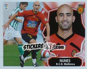 Sticker Nunes - Liga Spagnola 2008-2009 n. 256 - Colecciones ESTE