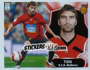 Cromo Tuni - Liga Spagnola 2008-2009 - Colecciones ESTE