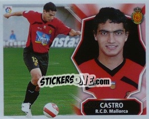 Sticker Castro - Liga Spagnola 2008-2009 - Colecciones ESTE