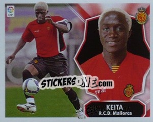 Cromo Keita - Liga Spagnola 2008-2009 - Colecciones ESTE