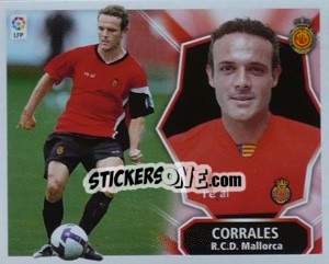 Cromo CORRALES (COLOCAS) - Liga Spagnola 2008-2009 - Colecciones ESTE