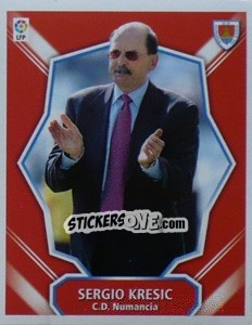 Cromo Entrenador - Sergio Kresic - Liga Spagnola 2008-2009 n. 274 - Colecciones ESTE
