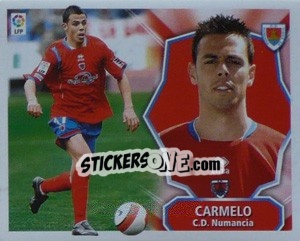 Cromo Carmelo - Liga Spagnola 2008-2009 - Colecciones ESTE