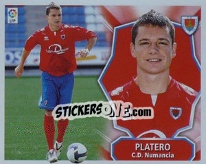 Cromo Platero - Liga Spagnola 2008-2009 - Colecciones ESTE