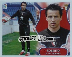 Sticker Roberto - Liga Spagnola 2008-2009 n. 300 - Colecciones ESTE