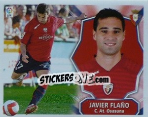 Cromo Javier Flano - Liga Spagnola 2008-2009 - Colecciones ESTE