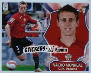 Figurina Nacho Monreal - Liga Spagnola 2008-2009 - Colecciones ESTE