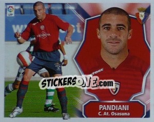 Cromo Pandiani - Liga Spagnola 2008-2009 - Colecciones ESTE