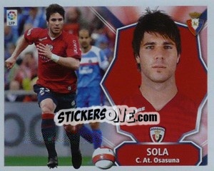 Cromo Sola - Liga Spagnola 2008-2009 - Colecciones ESTE