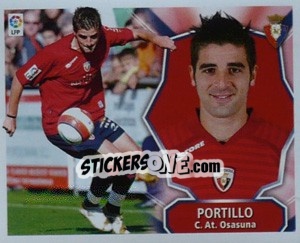 Sticker Portillo - Liga Spagnola 2008-2009 - Colecciones ESTE