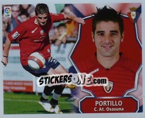 Cromo Portillo - Liga Spagnola 2008-2009 - Colecciones ESTE