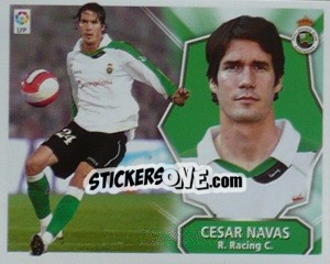 Cromo Cesar Navas - Liga Spagnola 2008-2009 - Colecciones ESTE