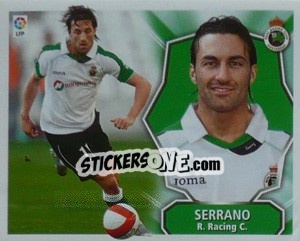 Sticker Serrano - Liga Spagnola 2008-2009 - Colecciones ESTE