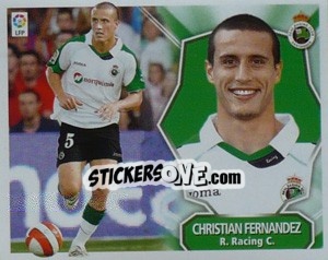 Sticker CHRISTIAN FERNANDEZ (COLOCAS) - Liga Spagnola 2008-2009 n. 342 - Colecciones ESTE