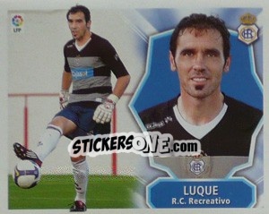 Sticker Luque - Liga Spagnola 2008-2009 n. 349 - Colecciones ESTE