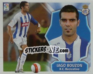 Sticker Iago Bouzon - Liga Spagnola 2008-2009 n. 350 - Colecciones ESTE