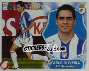 Sticker Pablo Oliveira - Liga Spagnola 2008-2009 n. 352 - Colecciones ESTE