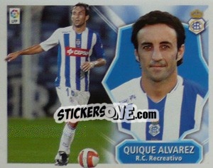 Cromo Quique Alvarez - Liga Spagnola 2008-2009 n. 356 - Colecciones ESTE