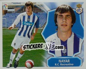 Cromo Nayar - Liga Spagnola 2008-2009 - Colecciones ESTE
