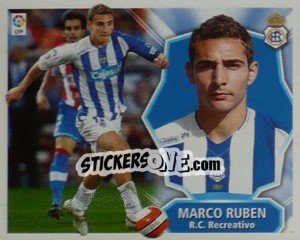 Sticker Marco Ruben - Liga Spagnola 2008-2009 - Colecciones ESTE