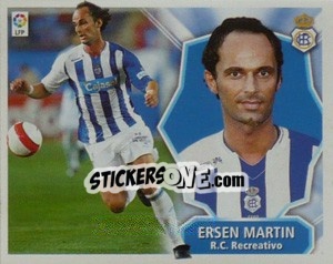 Cromo Ersen Martin - Liga Spagnola 2008-2009 - Colecciones ESTE