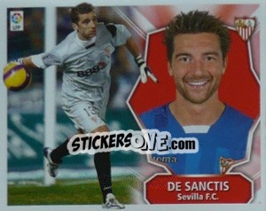 Sticker Morgan De Sanctis - Liga Spagnola 2008-2009 - Colecciones ESTE