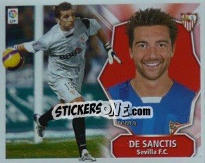 Sticker Morgan De Sanctis - Liga Spagnola 2008-2009 n. 374 - Colecciones ESTE