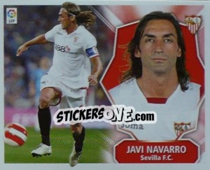 Sticker Javi Navarro - Liga Spagnola 2008-2009 n. 380 - Colecciones ESTE