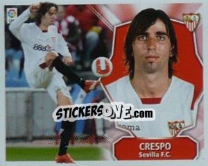 Cromo Crespo - Liga Spagnola 2008-2009 - Colecciones ESTE