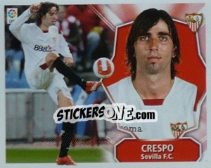 Sticker Crespo - Liga Spagnola 2008-2009 n. 382 - Colecciones ESTE