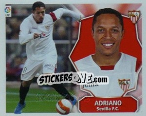 Cromo Adriano Correia - Liga Spagnola 2008-2009 - Colecciones ESTE