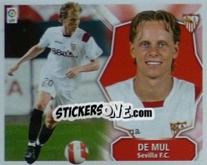 Sticker De Mul - Liga Spagnola 2008-2009 - Colecciones ESTE