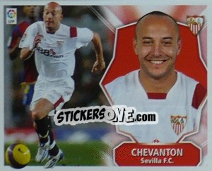 Sticker Chevanton - Liga Spagnola 2008-2009 - Colecciones ESTE