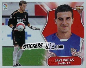 Sticker JAVI VARAS (COLOCAS) - Liga Spagnola 2008-2009 n. 395 - Colecciones ESTE