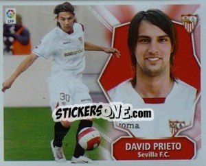 Sticker DAVID PRIETO (COLOCAS) - Liga Spagnola 2008-2009 - Colecciones ESTE