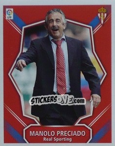 Sticker Entrenador - Manolo Preciado - Liga Spagnola 2008-2009 - Colecciones ESTE