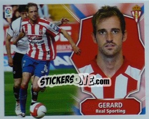 Cromo Gerard - Liga Spagnola 2008-2009 - Colecciones ESTE