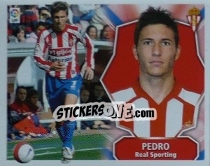 Sticker Pedro - Liga Spagnola 2008-2009 n. 411 - Colecciones ESTE