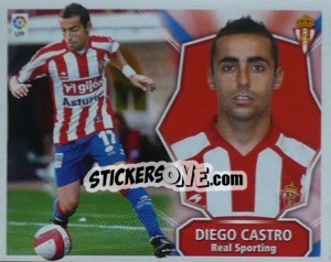 Cromo Diego Castro - Liga Spagnola 2008-2009 - Colecciones ESTE
