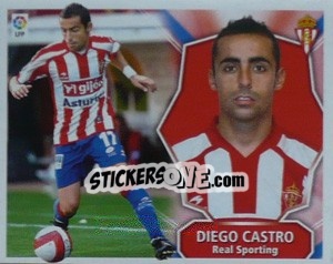 Sticker Diego Castro - Liga Spagnola 2008-2009 n. 412 - Colecciones ESTE