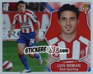 Cromo Luis Moran - Liga Spagnola 2008-2009 - Colecciones ESTE