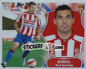 Sticker Barral - Liga Spagnola 2008-2009 n. 418 - Colecciones ESTE