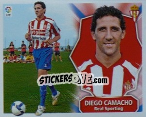 Sticker DIEGO CAMACHO (COLOCAS) - Liga Spagnola 2008-2009 n. 419 - Colecciones ESTE