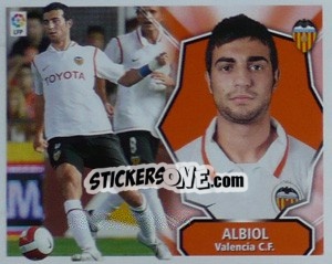 Sticker Raul Albiol - Liga Spagnola 2008-2009 - Colecciones ESTE