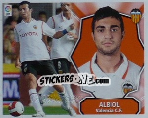 Sticker Raul Albiol - Liga Spagnola 2008-2009 n. 426 - Colecciones ESTE